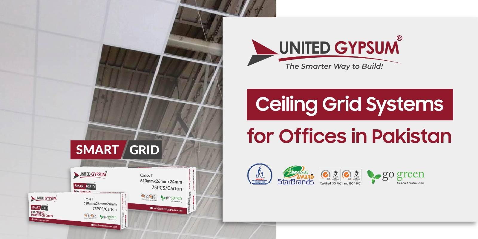 Ceiling Grid Systems for Offices in Pakistan